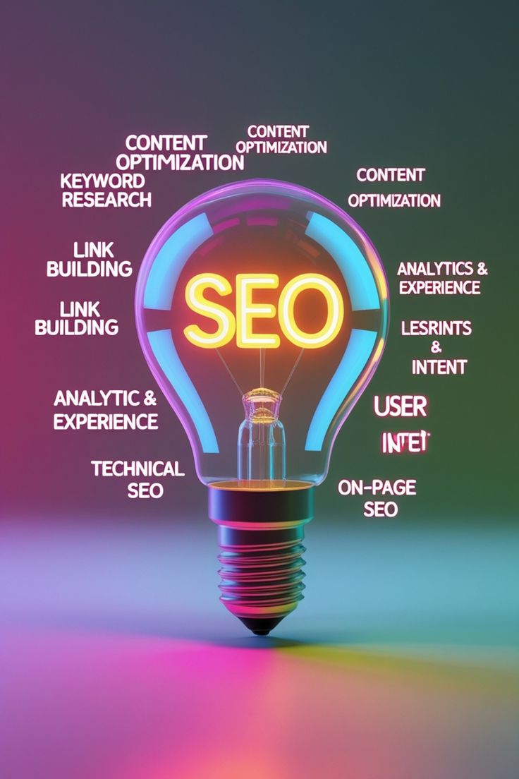 Mobile SEO illustration showing optimization concepts
